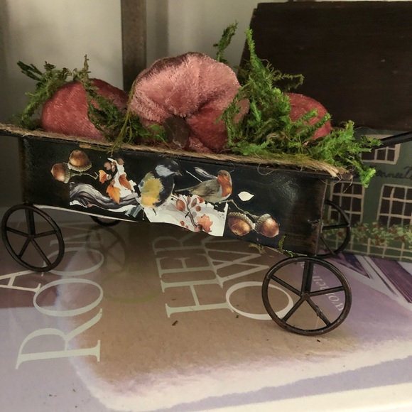 SAIE🎃Wagon with cloth pumpkins🎃 - Picture 2 of 5